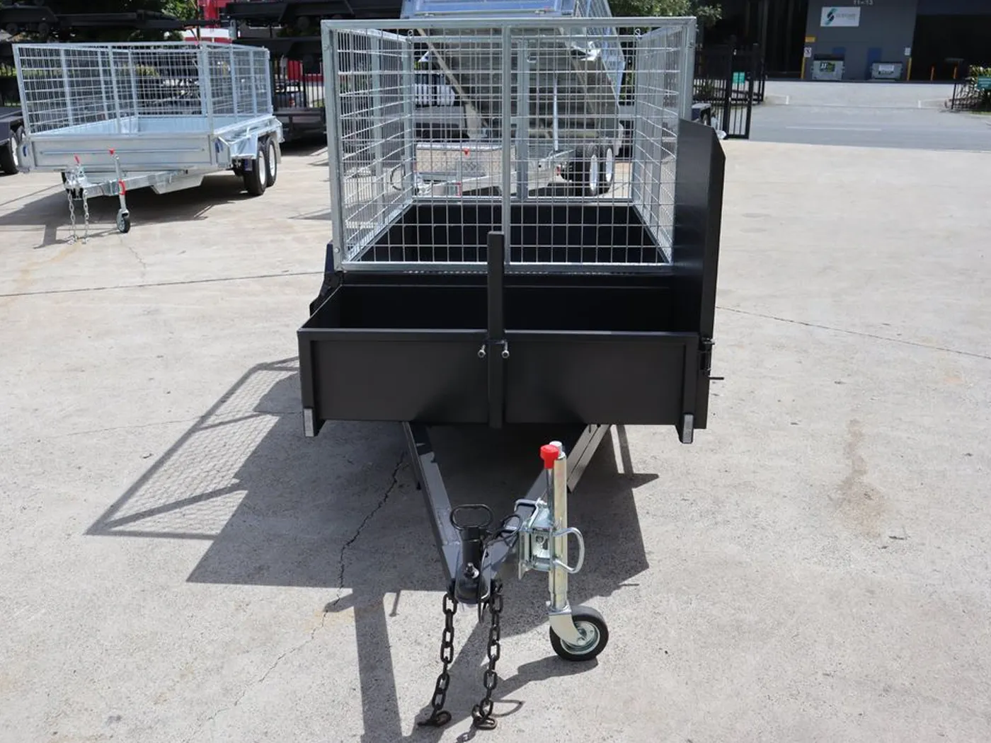 6x4 Basic Gardening Trailer with Open Mower Box for Sale — image 2