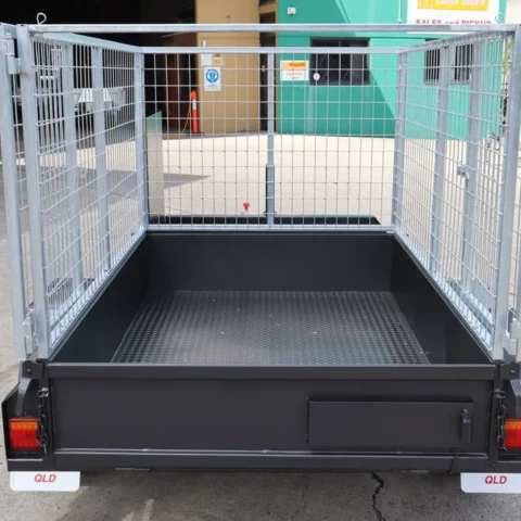 6x4 Basic Gardening Trailer with Open Mower Box for Sale — image 12