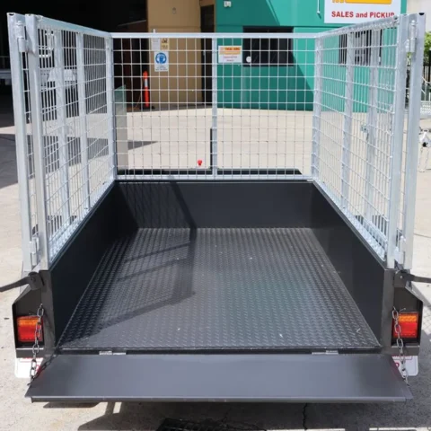 6x4 Basic Gardening Trailer with Open Mower Box for Sale — image 14