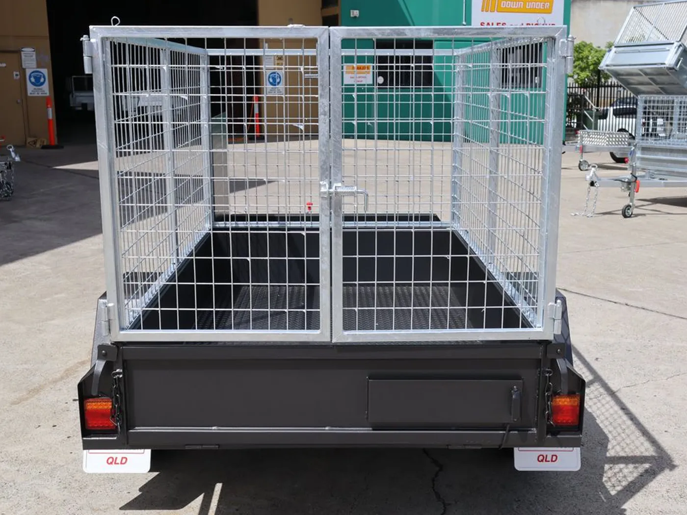 6x4 Basic Gardening Trailer with Open Mower Box for Sale — image 6