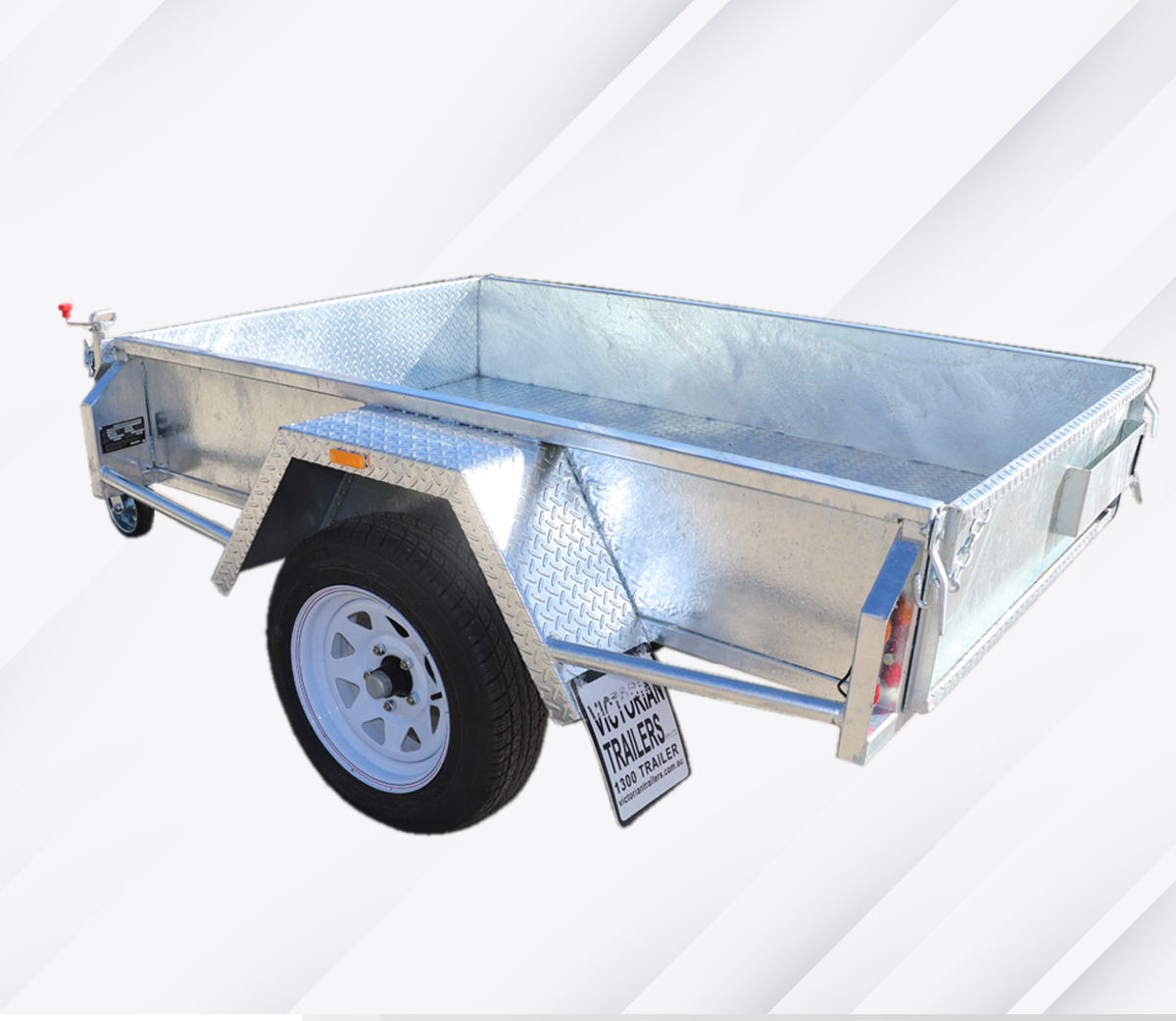 6x4 Commercial Heavy Duty Australian Made Galvanised Trailer for Sale - Brisbane