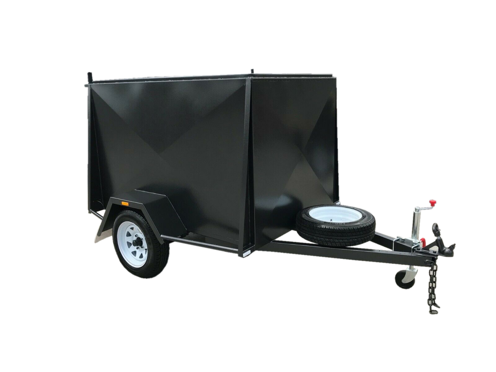 6x4 Heavy Duty Single Axle Fully Enclosed VAN Luggage Trailer For Sale