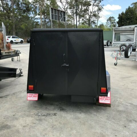6x4 Heavy Duty Single Axle Fully Enclosed VAN Luggage Trailer For Sale — image 3