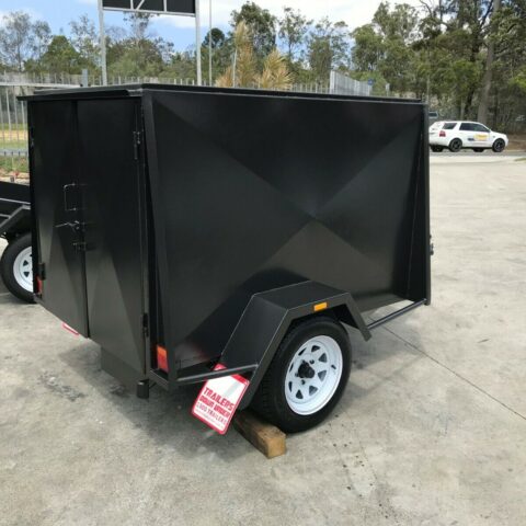 6x4 Heavy Duty Single Axle Fully Enclosed VAN Luggage Trailer For Sale — image 6