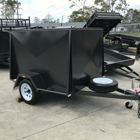 6x4 Heavy Duty Single Axle Fully Enclosed VAN Luggage Trailer For Sale — image 7