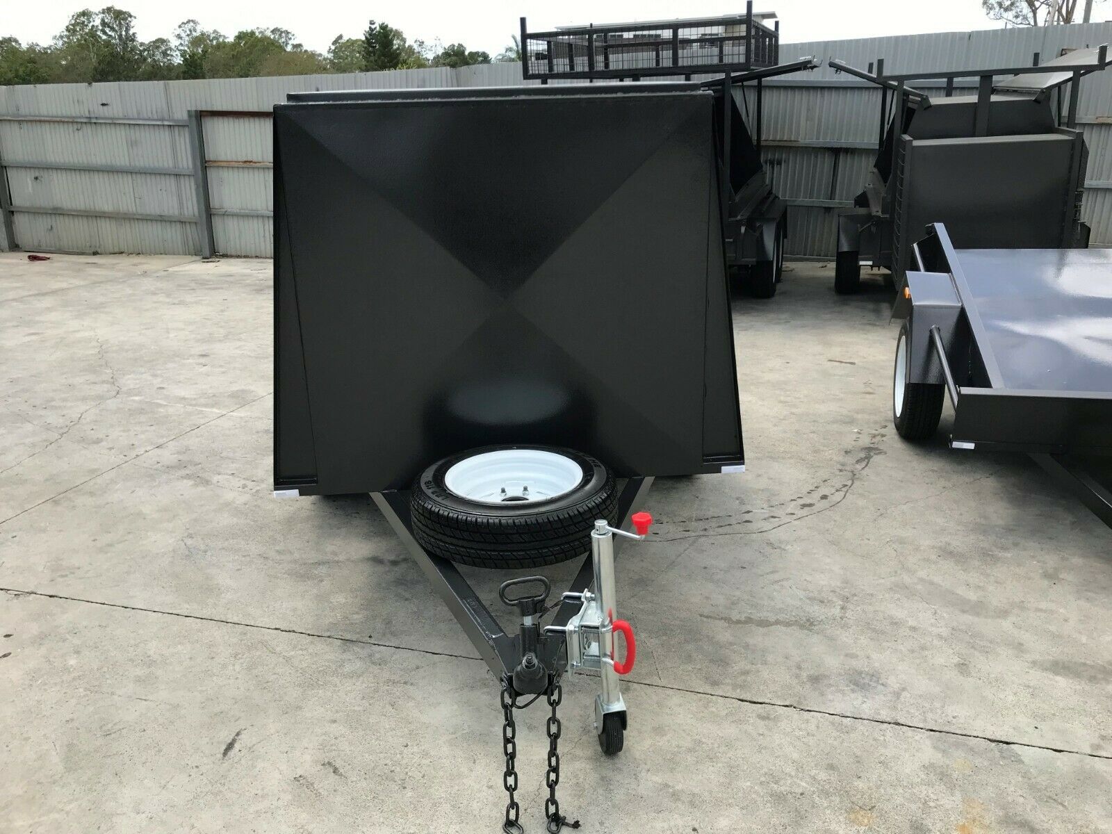 6x4 Heavy Duty Single Axle Fully Enclosed VAN Luggage Trailer For Sale — image 8