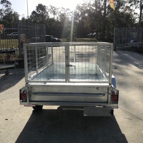 7x4 Heavy Duty Single Axle Galvanised Trailer with 3 Ft Cage for Sale in Brisbane — image 11