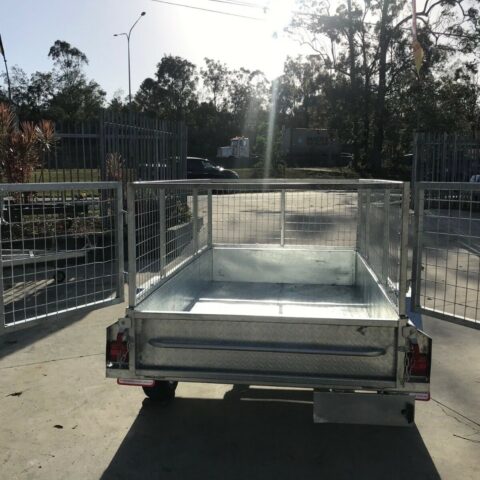 7x4 Heavy Duty Single Axle Galvanised Trailer with 3 Ft Cage for Sale in Brisbane — image 12