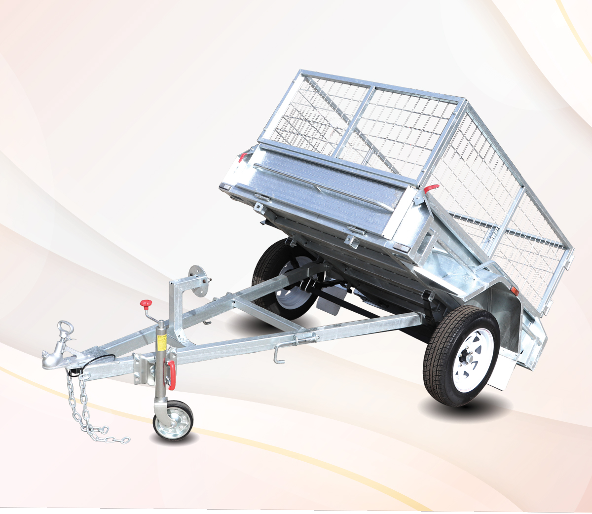7x4 Galvanised Cage Trailer for Sale in Brisbane