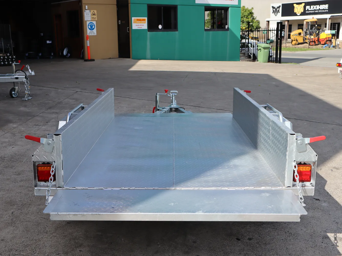 7x4 Galvanised Trailer with Tilt Function Single Axle Galvanised Box Trailer For Sale - Brisbane — image 10
