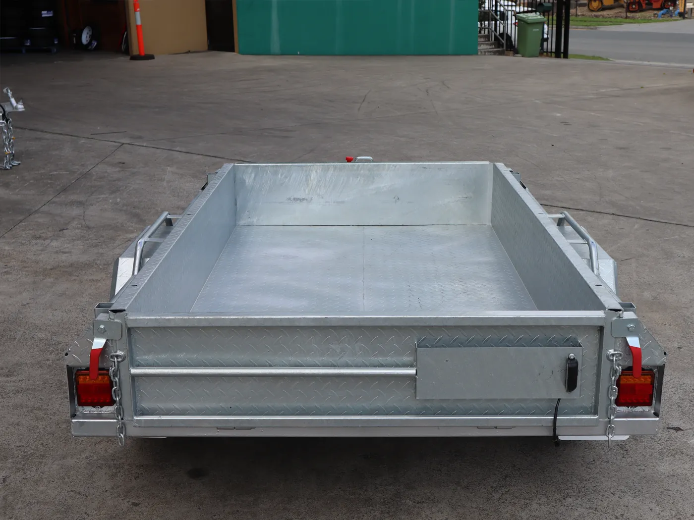 7x4 Galvanised Trailer with Tilt Function Single Axle Galvanised Box Trailer For Sale - Brisbane — image 8