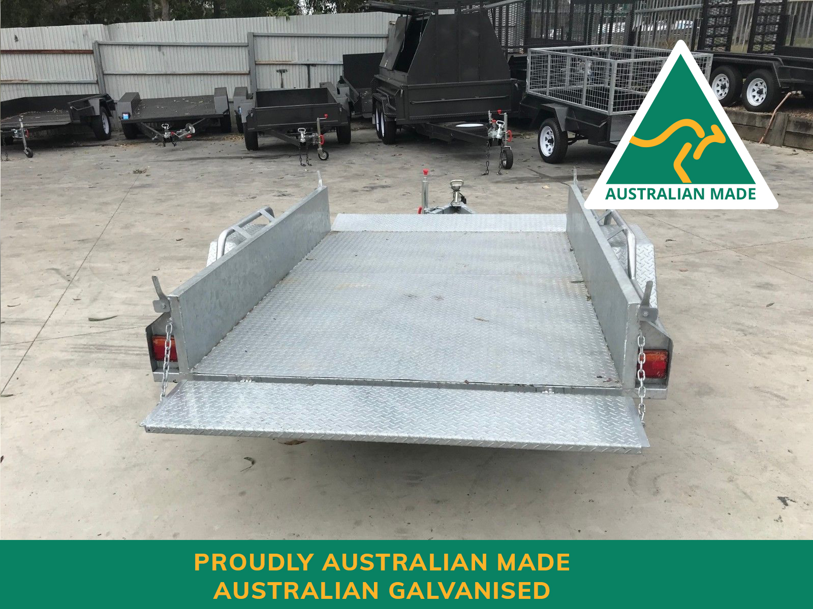7x5 Australian Made Australian Galvanised Single Axle Heavy Duty Box Trailer For Sale — image 4