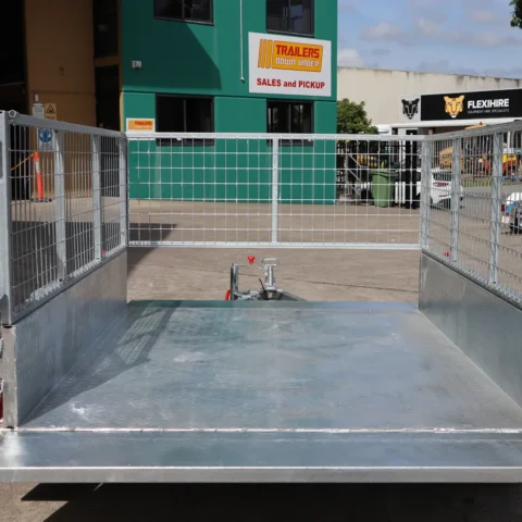 7x5 Heavy Duty Single Axle Galvanised Box Trailer with 2 Ft Cage for Sale in Brisbane — image 13