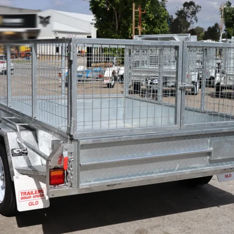 7x5 Heavy Duty Single Axle Galvanised Box Trailer with 2 Ft Cage for Sale in Brisbane — image 5