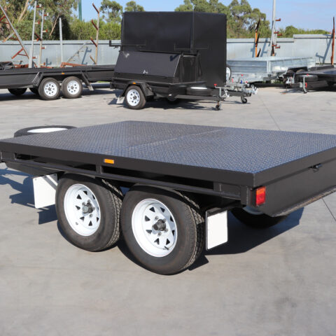8x5 Heavy Duty Flat Top Trailer For Sale — image 3