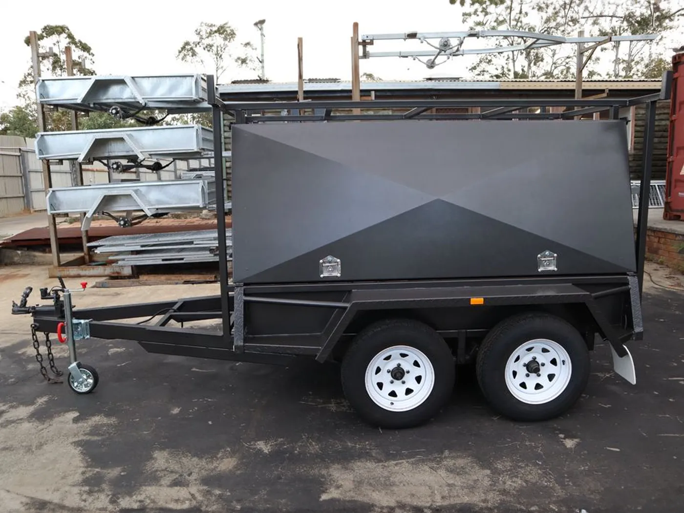 8x5 Heavy Duty One Piece Tradesman Trailer | Builders Trailer for Sale Brisbane — image 4