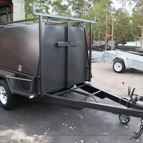8x5 Heavy Duty One Piece Tradesman Trailer | Builders Trailer for Sale Brisbane — image 9