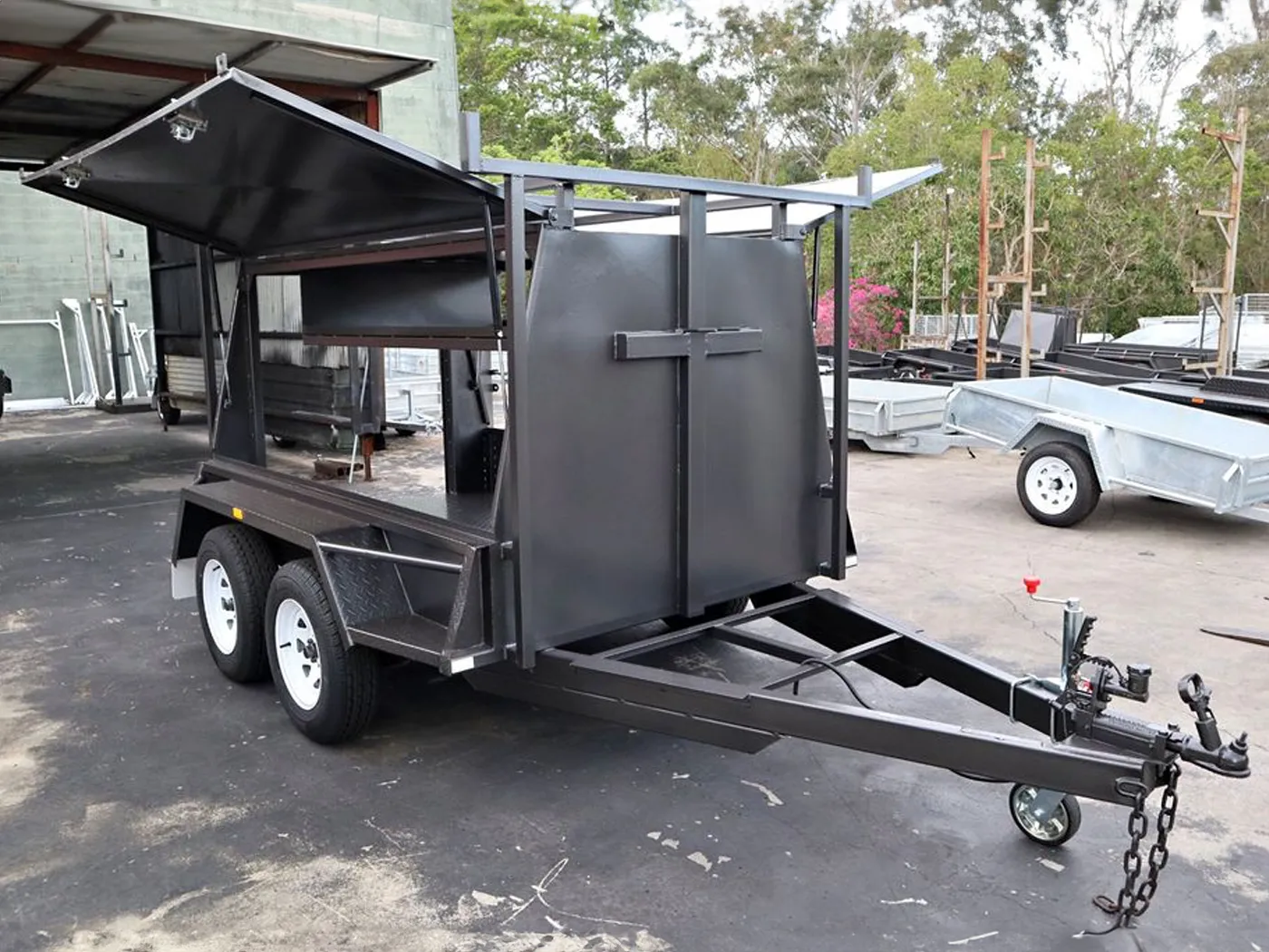8x5 Heavy Duty One Piece Tradesman Trailer | Builders Trailer for Sale Brisbane
