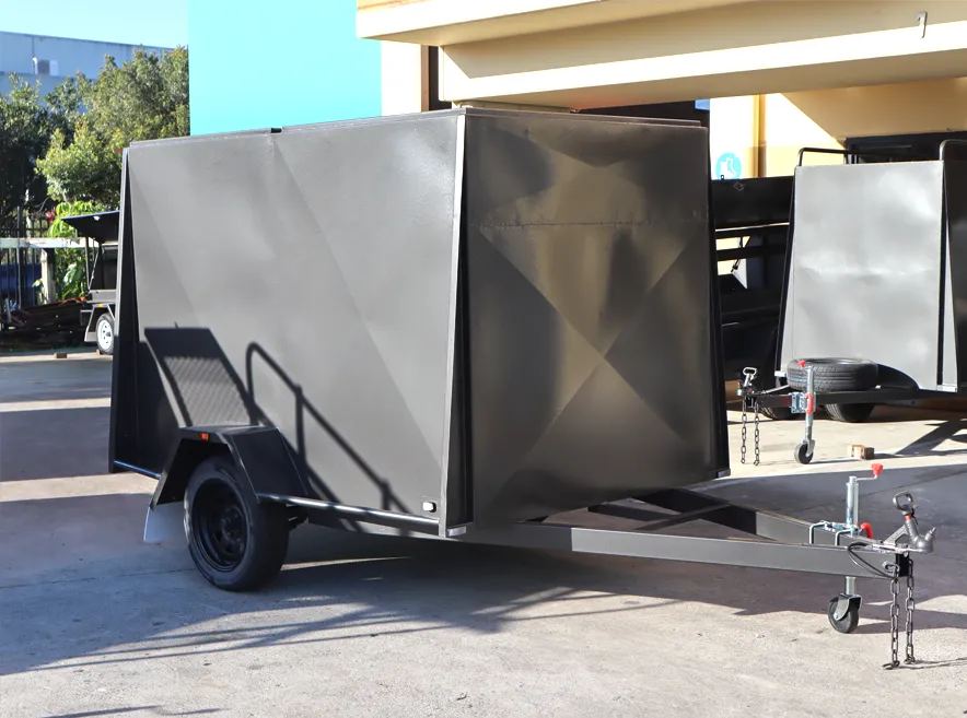 8x5 Single Axle Fully Enclosed 5ft High Van Cargo Luggage Trailer For Sale Brisbane