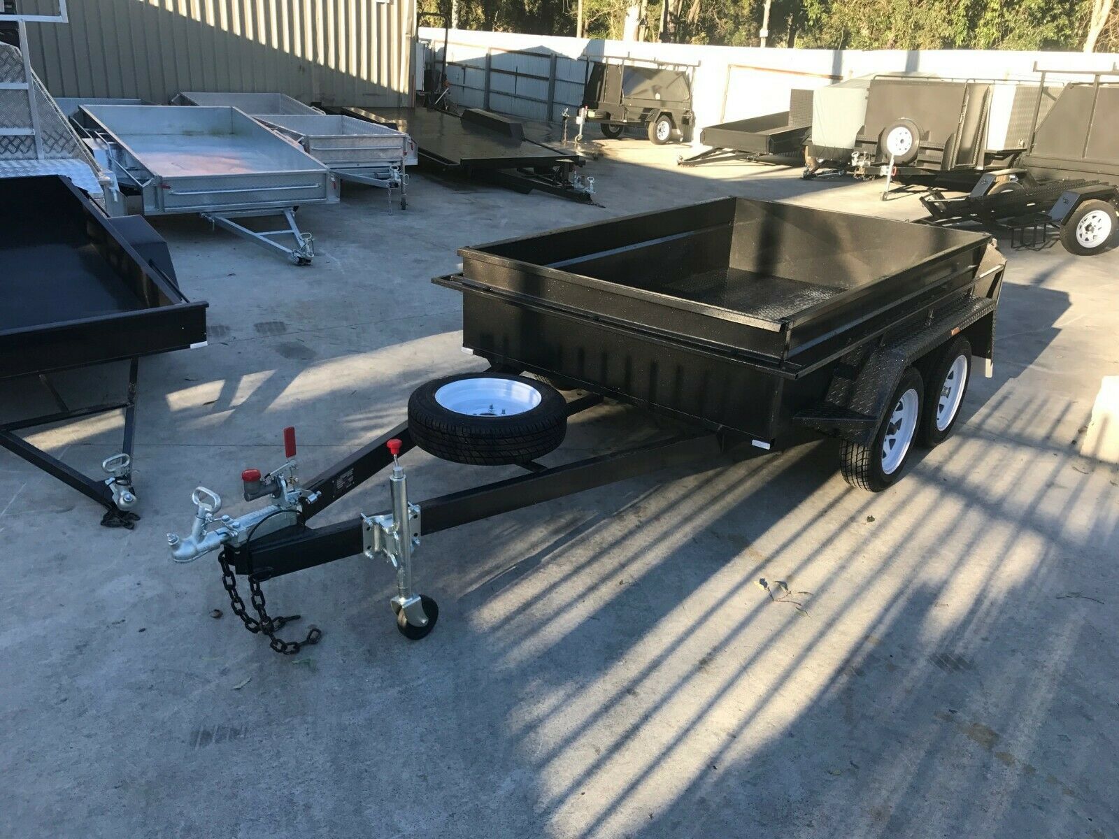 8x5 Tandem Trailer QLD Special - 18" High Sides | Checker Plate Floor
