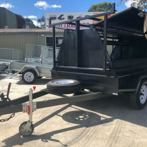 8x5 Tandem Builders Trailer | 750mm High Tradesman Top | 340mm High Sides — image 11