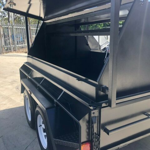 8x5 Tandem Builders Trailer | 750mm High Tradesman Top | 340mm High Sides — image 3