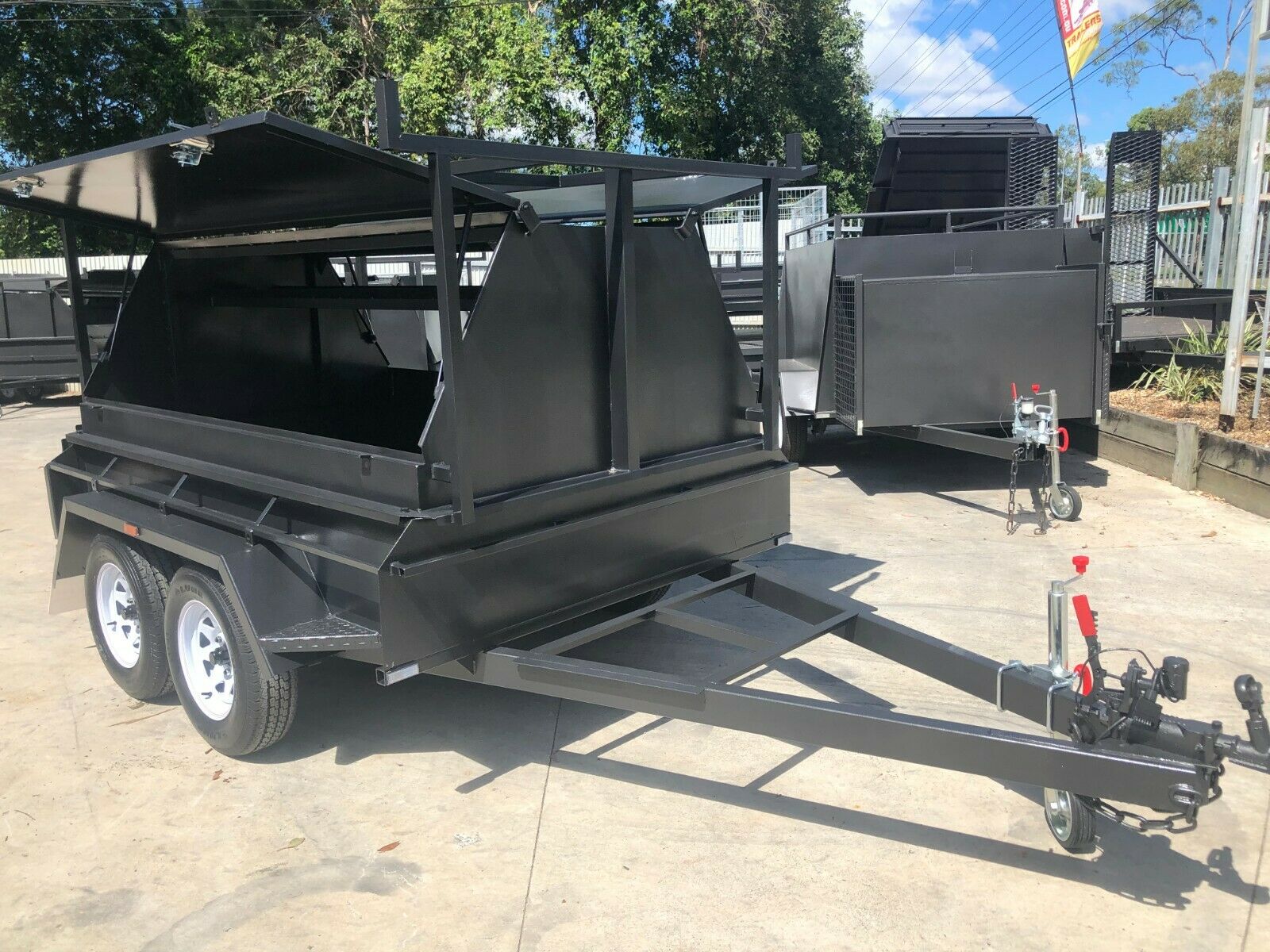 8x5 Tandem Builders Trailer | 750mm High Tradesman Top | 340mm High Sides — image 7