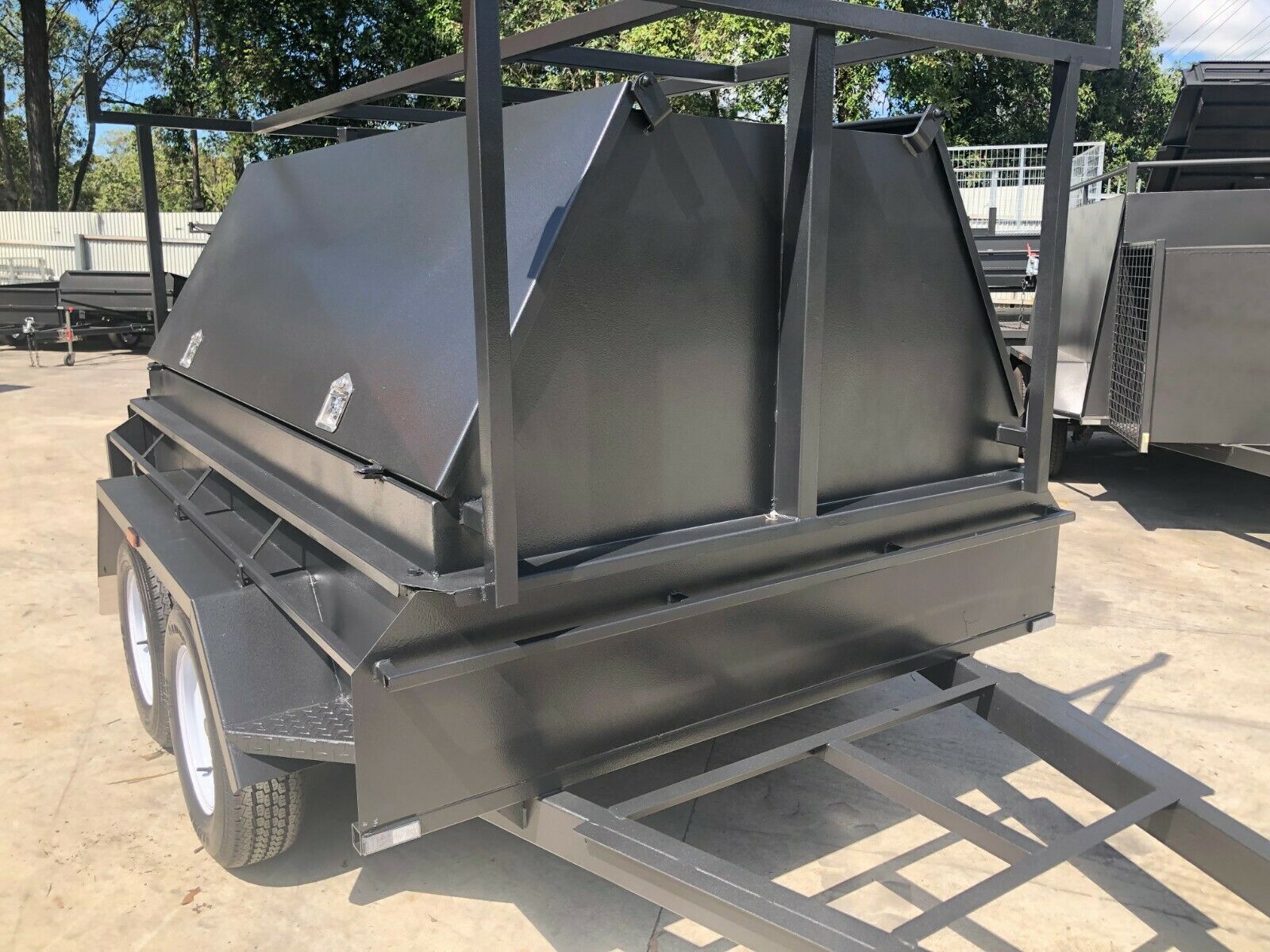 8x5 Tandem Builders Trailer | 750mm High Tradesman Top | 340mm High Sides — image 9