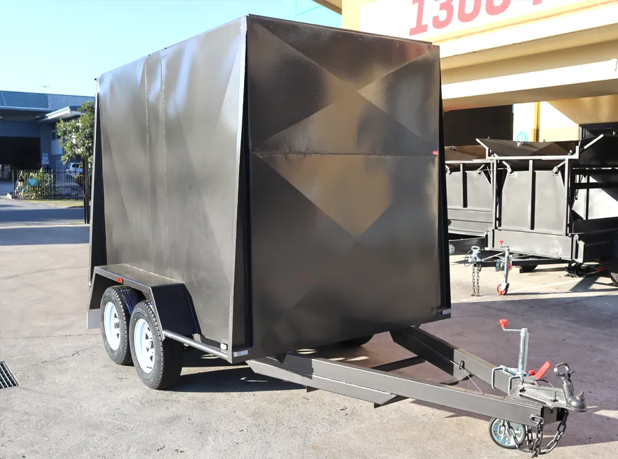 9x5 Tandem Axle Fully Enclosed 6ft High Enclosed Van Cargo Luggage Trailer For Sale Brisbane — image 2