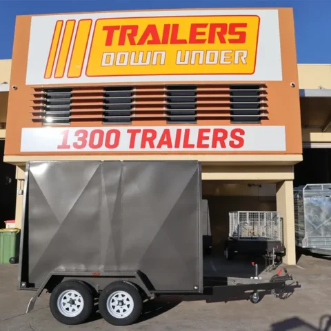 9x5 Tandem Axle Fully Enclosed 6ft High Enclosed Van Cargo Luggage Trailer For Sale Brisbane — image 4