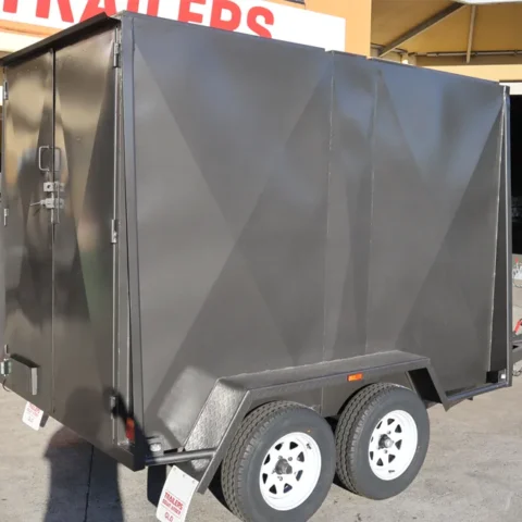9x5 Tandem Axle Fully Enclosed 6ft High Enclosed Van Cargo Luggage Trailer For Sale Brisbane — image 6