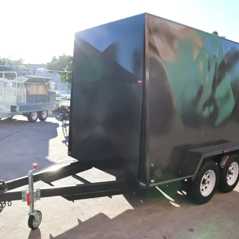 9x5 Tandem Axle Fully Enclosed 6ft High Enclosed Van Cargo Luggage Trailer For Sale Brisbane — image 9