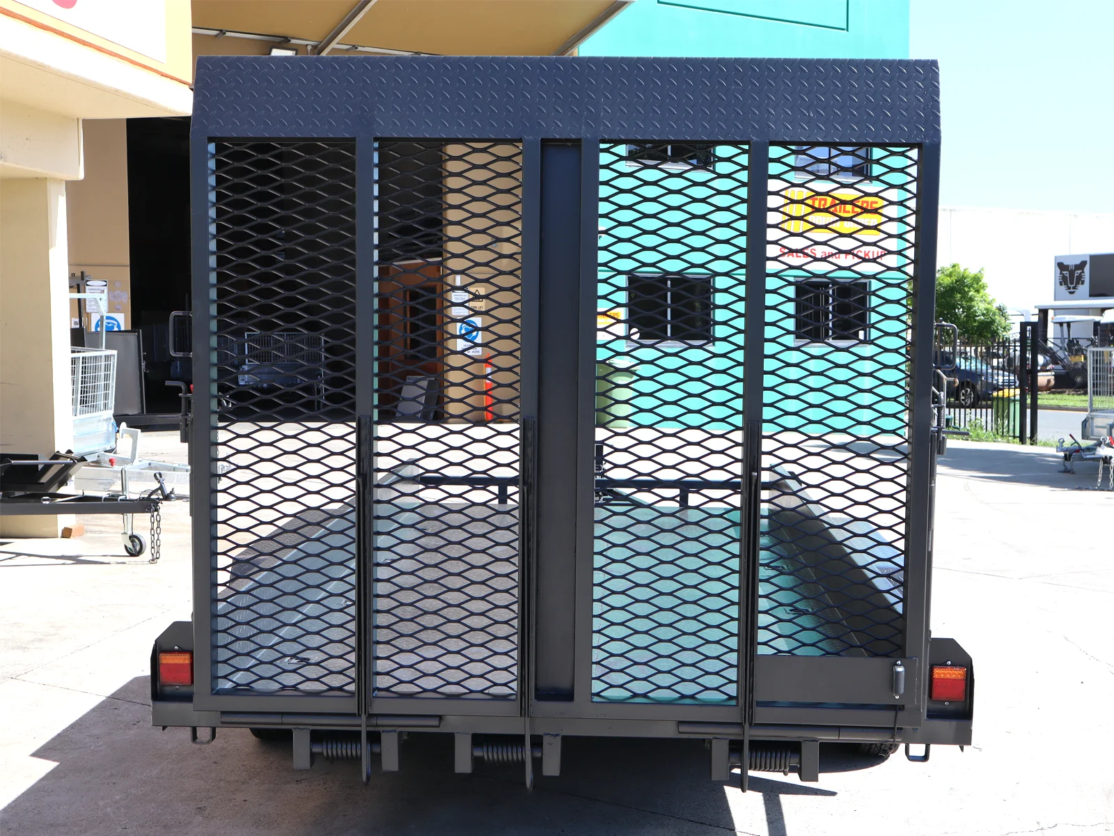 14x6’6 Australian Made Box Car Trailer With 6Ft Drop Down Rear Ramp — image 3