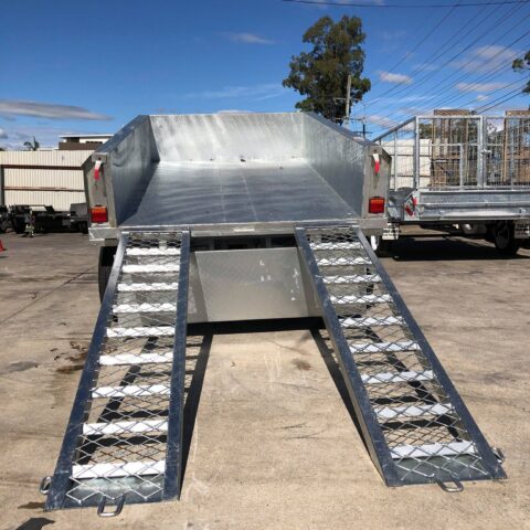 8x5 Galvanised Hydraulic Tipper Trailer for Sale in Brisbane | 3.5 Tonne | Rocker Roller Suspension — image 3