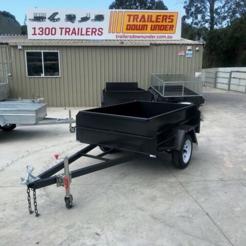 8x5 Heavy Duty Box Trailer 20 inches 500mm High Sides Long Bar QLD Special Trailer For Sale Brisbane — image 2