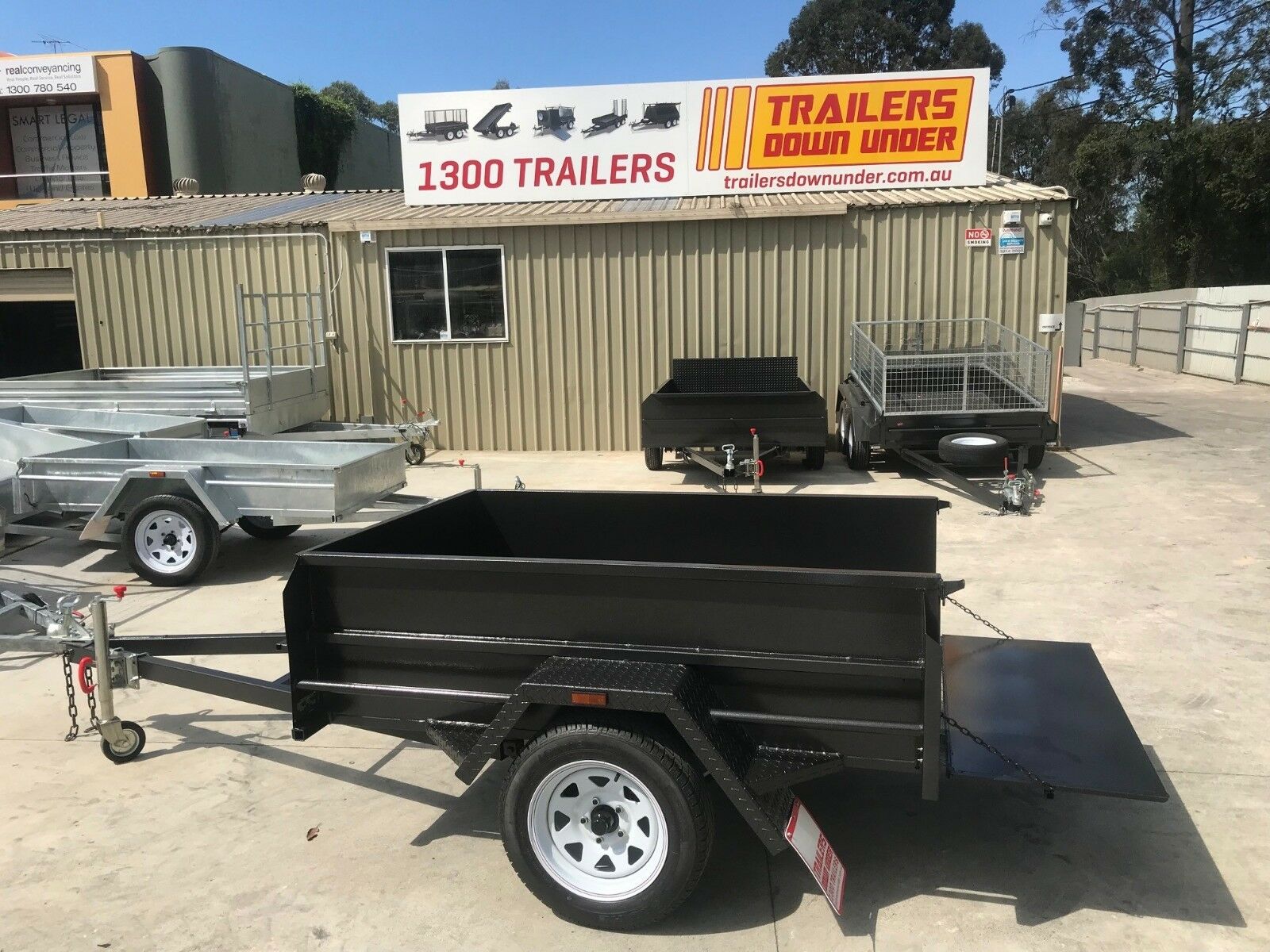 8x5 Heavy Duty Box Trailer 20 inches 500mm High Sides Long Bar QLD Special Trailer For Sale Brisbane — image 6