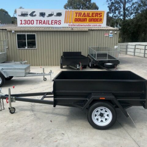 8x5 Heavy Duty Box Trailer 20 inches 500mm High Sides Long Bar QLD Special Trailer For Sale Brisbane — image 7