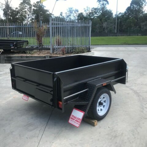 8x5 Heavy Duty Box Trailer 20 inches 500mm High Sides Long Bar QLD Special Trailer For Sale Brisbane — image 9