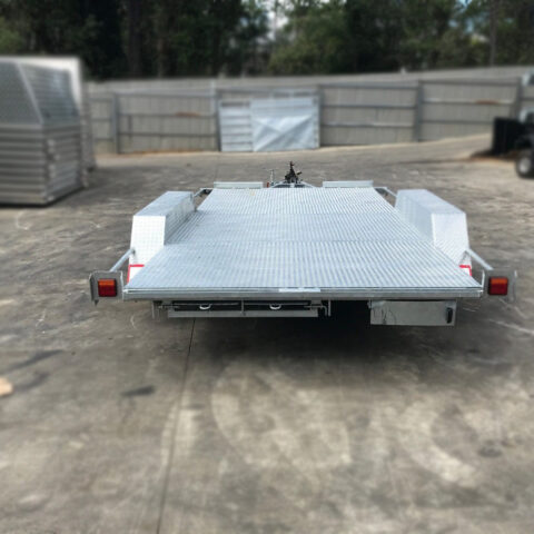 12x6'6" Semi Flat Top Austalian Made & Galvanised Car Carrier Trailer for Sale in Brisbane — image 11