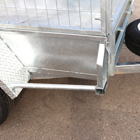 6x4 Single Axle Aussi Galvanised 600mm(2ft) Cage Trailer For Sale - Brisbane — image 4