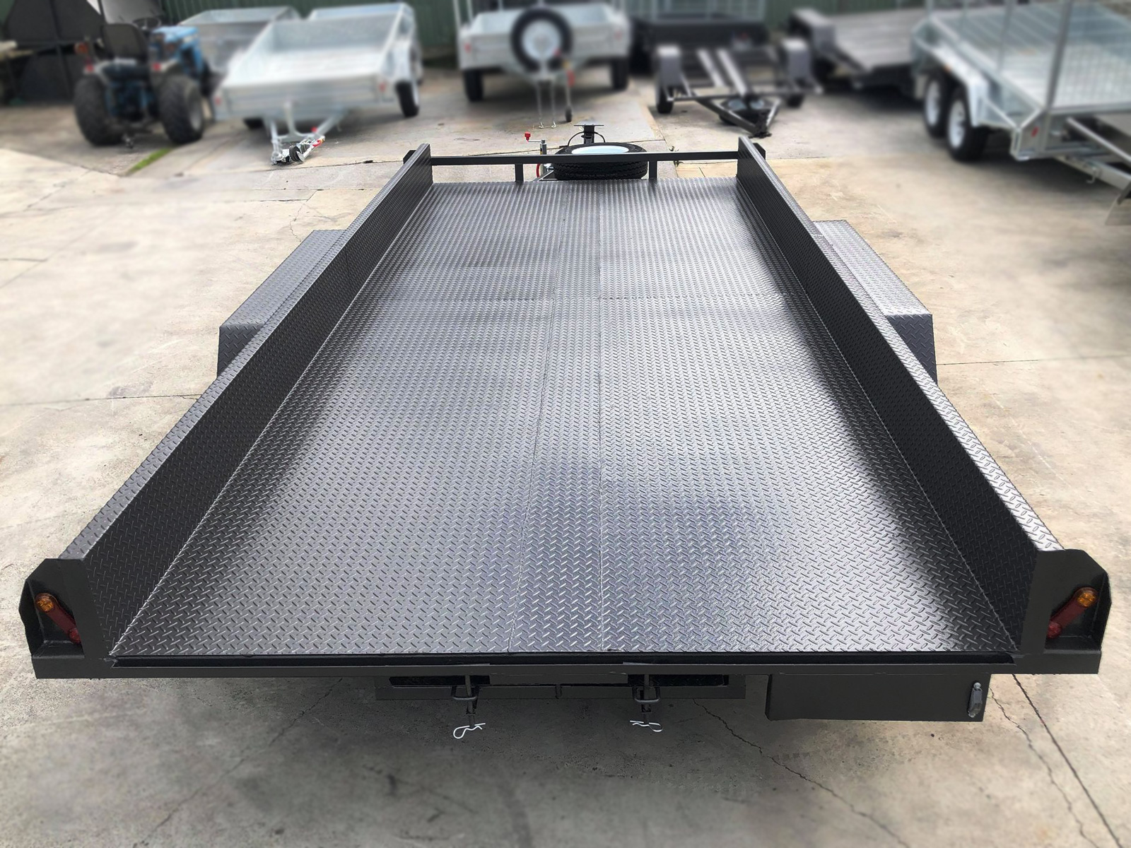 16x6'6 Tandem Box Car Carrier for Sale Brisbane | 10" Sides | Front Stop Bar — image 4