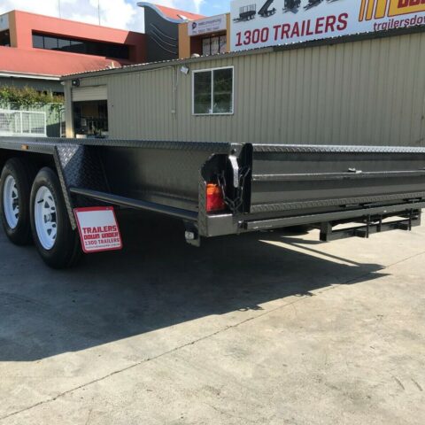 14x6'6 Tandem Box Car Carrier | Car Trailer | Tailgates | For Sale in Brisbane — image 4