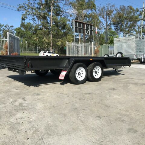 14x6'6 Tandem Box Car Carrier | Car Trailer | Tailgates | For Sale in Brisbane — image 7