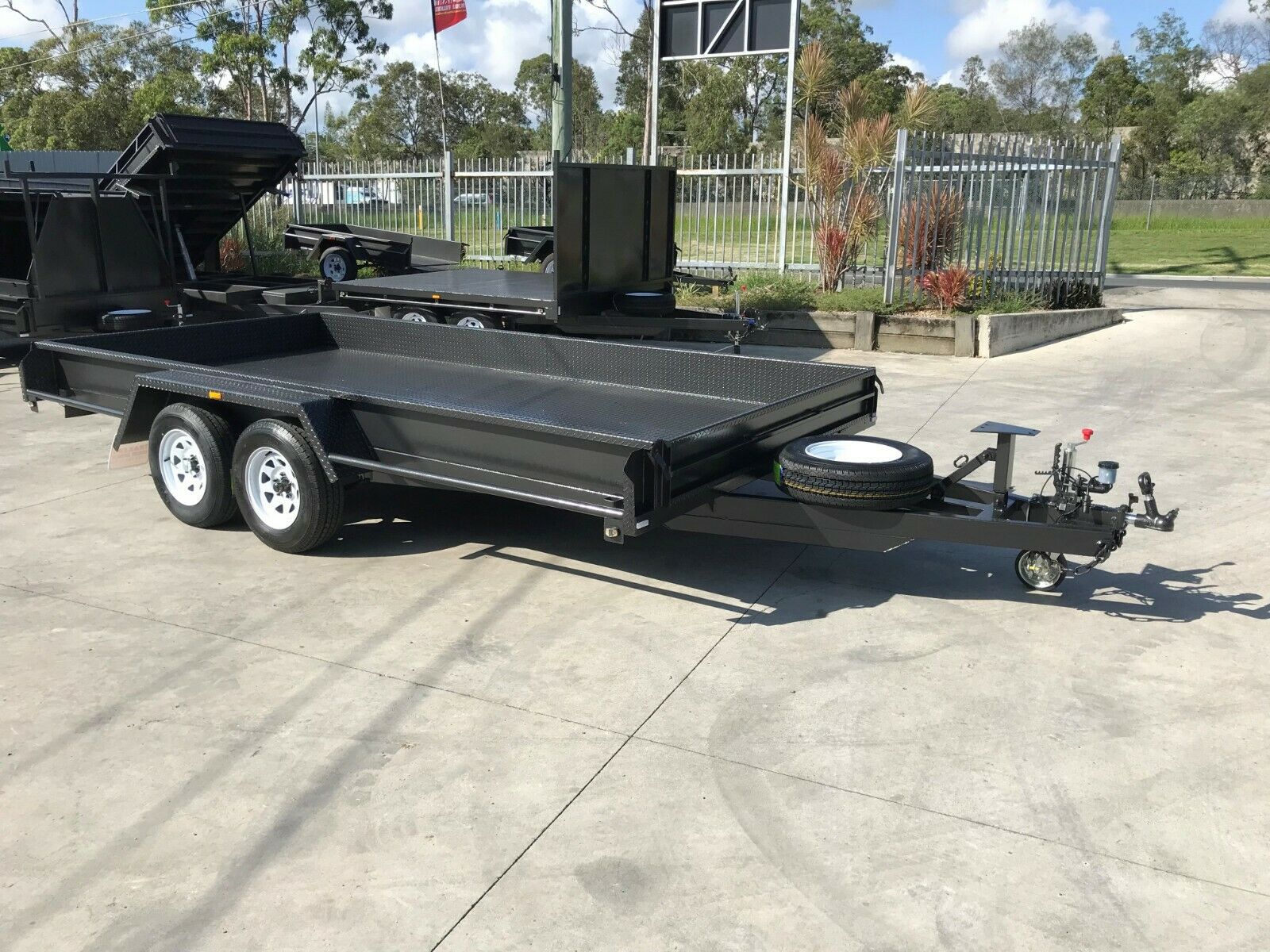14x6'6 Tandem Box Car Carrier | Car Trailer | Tailgates | For Sale in Brisbane