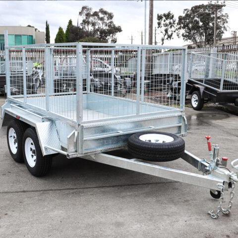 10x5 Tandem Axle Galvanised Trailer with 3 Ft Cage For Sale in Brisbane — image 6