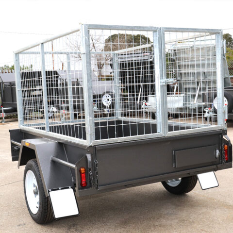 6x4 Medium Duty Cage Trailer For Sale | Smooth Floor | 3ft (900mm) Galvanised Cage Trailer for Sale Brisbane — image 5