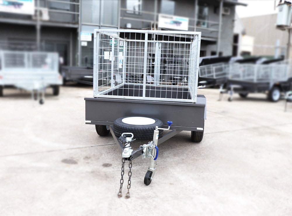 6x4 Medium Duty Cage Trailer For Sale | Smooth Floor | 3ft (900mm) Galvanised Cage Trailer for Sale Brisbane — image 3