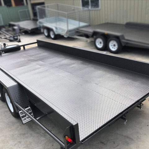 16x6'6 Tandem Box Car Carrier for Sale Brisbane | 10" Sides | Front Stop Bar — image 3
