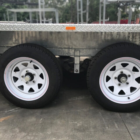 12x6'6" Semi Flat Top Austalian Made & Galvanised Car Carrier Trailer for Sale in Brisbane — image 9