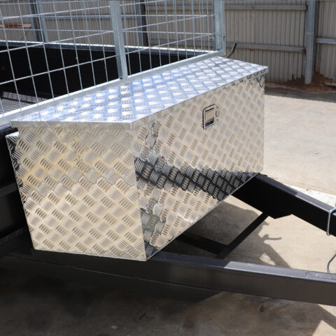 Top Opening Tapered Sides Drawbar Trailer Storage Tool Box for Sale Brisbane — image 11